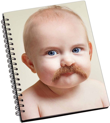 

Rangeele Inkers A5 Notebook(Cute Funny Baby, Multicolor)