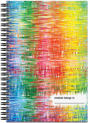 

Art Emporio A5 Notebook(Colourful Texture, Multicolor)