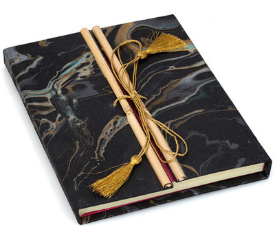 

Urvee Products B7 Diary(Handmade, Black)