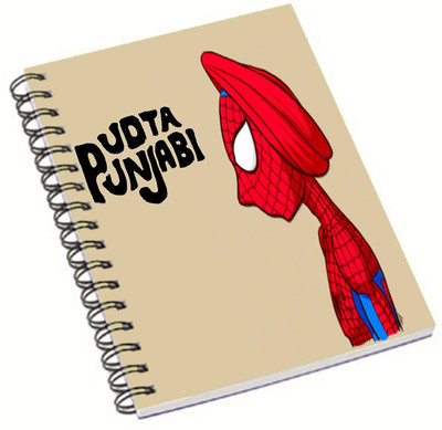 

Shopmania A5 Notebook(DESIGNER NOTEBOOK, Multicolor)