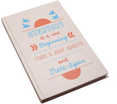 

The Crazy Me A5 Diary(Everyday is a new Beginning, Multicolor)