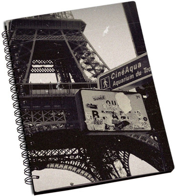 

Rangeele Inkers A5 Notebook(Eiffel Tower Streets, Multicolor)