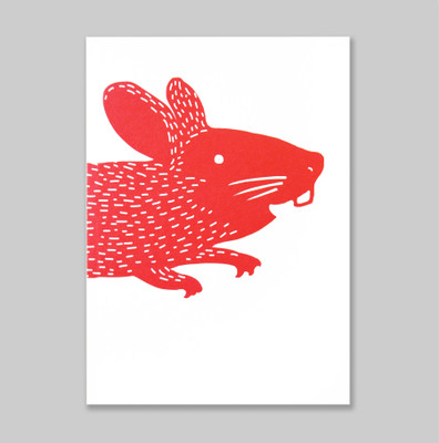 

Chimp A6 Notebook(Cat & Mouse, White)