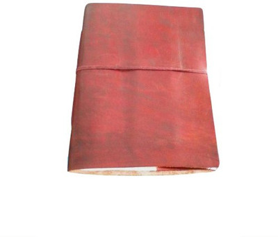 

eShilp Regular Journal(Handmade Plain Leather Cover Diary-String Wrap-Bahi Binding Size 25x18x2.5 Cm Brown, Brown)