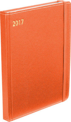 

Eco-Leatherette B5 Diary(2017 One Dated, Brunt Orange)