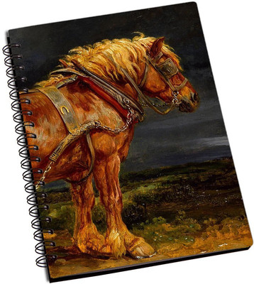 

Rangeele Inkers A5 Notebook(Horse Painting, Multicolor)