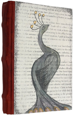 

Store Indya Regular Journal(Beautiful Peacock Motif Hand Crafted Cardboard, Multicolor)