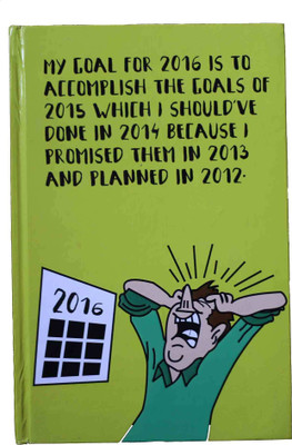 

The Crazy Me A5 Diary(Whats the Agenda Next 2016, Multicolor)
