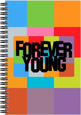

Art Emporio A5 Notebook(Forever Young, Multicolor)