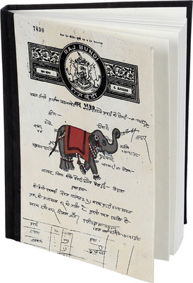 

Rajrang Regular Notebook(Recycled Handmade, White, Black), Black;white
