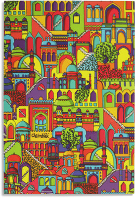

Chumbak A5 Notebook(Monuments Epic, Multicolor)