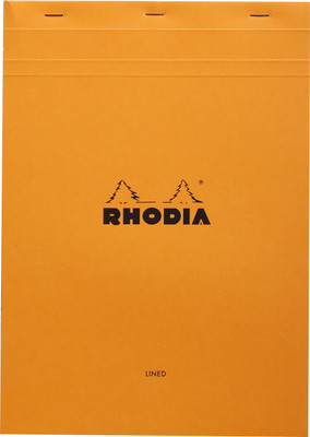 

Rhodia A4 Note Pad(Basics Orange - No. 18 - A4 - 297 mm x 210 mm, Orange)