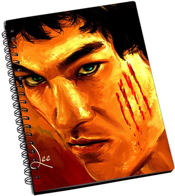 

Rangeele Inkers A5 Notebook(Bruce Lee Enter the Dragon painting, Multicolor)