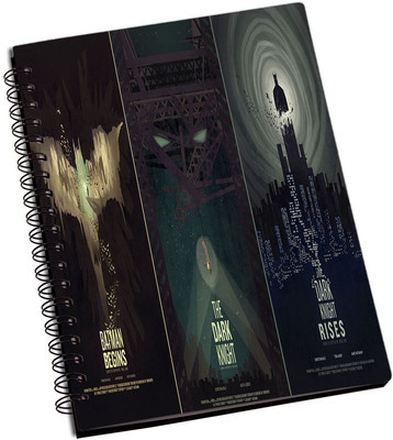 

Rangeele Inkers A5 Notebook(All Batman Movie Poster, Multicolor)