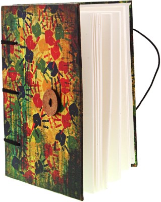 CRAFT CLUB Colourful Hands Print In Special Binding Regular Notebook Unruled 144 Pages(Multicolor)