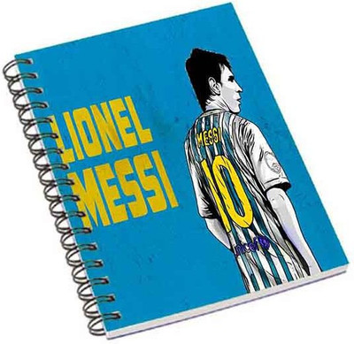 

Shopmania A5 Notebook(Messi, Multicolor)