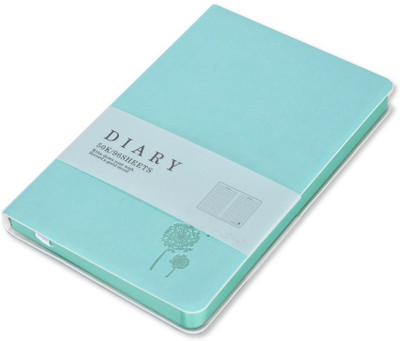 

Enwraps Regular Diary(Flower Engraved Small GR, Green)