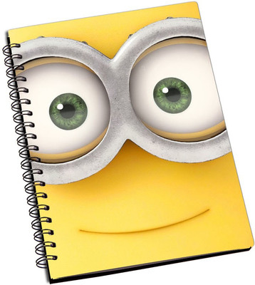 

Rangeele Inkers A5 Notebook(Minion Face Closeup, Multicolor)