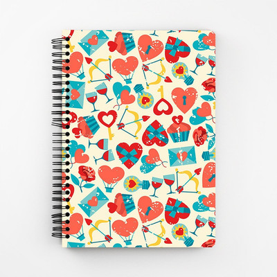 

RAYITE A5 Diary(Be My Valentine, Multicolor)