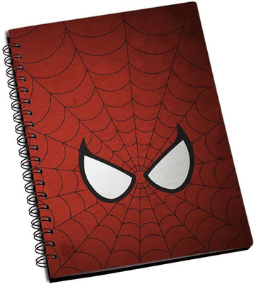 

Rangeele Inkers A5 Notebook(Spiderman Web Minimal, Multicolor)