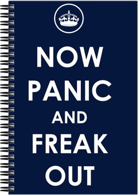 

Art Emporio A5 Notebook(Now Panic and Freak Out, Multicolor)
