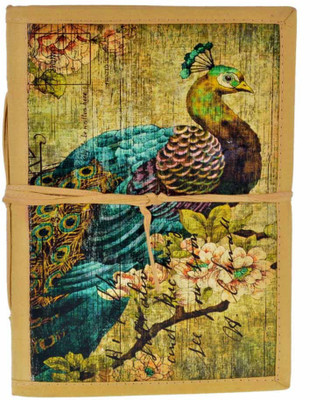

Craft Play Regular Journal(Peacock Print, Multicolor)