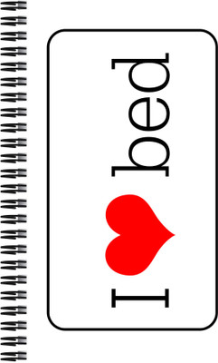 

Art Emporio A5 Notebook(I Love Bed, Multicolor)