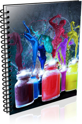 

VenTechno A5 Diary(Colorful A5 - Diary (Spiral Bound), Multicolor)