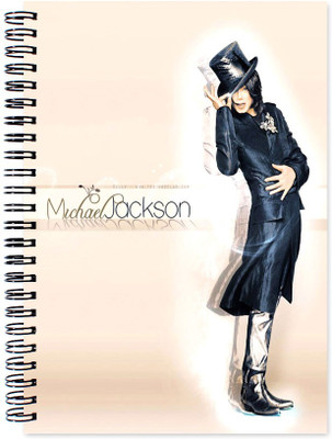

VenTechno A5 Diary(Michael Jackson Wirebound Ruled Paper Sheets Personal and Office Stationary Notebooks Diary, Multicolor)