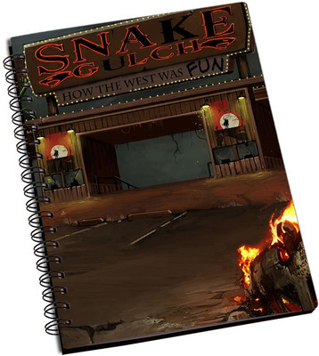 

Rangeele Inkers A5 Notebook(Snake Gulch art work, Multicolor)