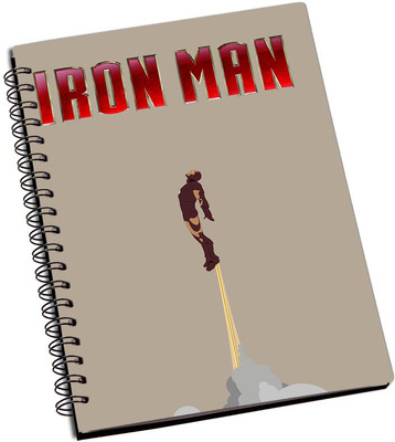

Rangeele Inkers A5 Notebook(IronMan Minimal Flying, Multicolor)