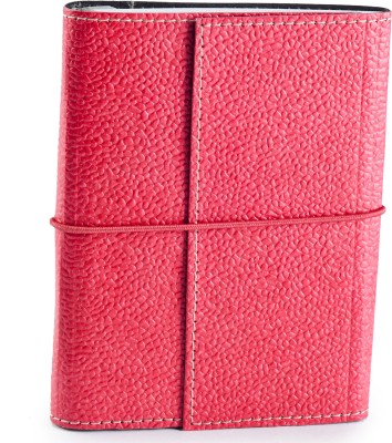 

Eco-Leatherette A6 Journal(Handcrafted, Dark Pink)