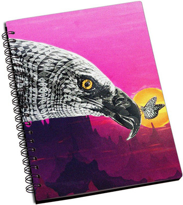 

Rangeele Inkers A5 Notebook(Eagle painting, Multicolor)