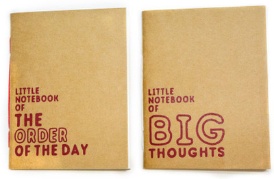

Ink and Graphite B7 Memo Book(Little Kraft Notebook, Brown, Pack of 2)