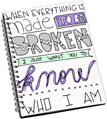 Rangeele Inkers A5 Notebook(I Want You To Know Me, Multicolor)