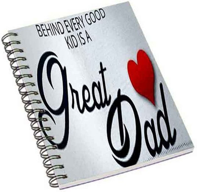 

Shopmania A5 Notebook(Geart Dad, Multicolor)
