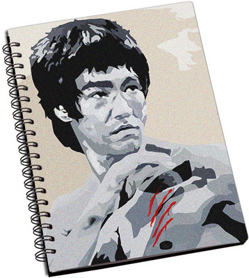 

Rangeele Inkers A5 Notebook(Bruce lee Painting Art, Multicolor)