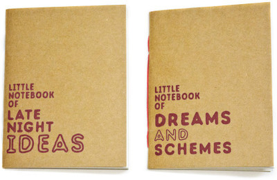 

Ink and Graphite B7 Memo Book(Little Kraft Notebook, Brown, Pack of 2)