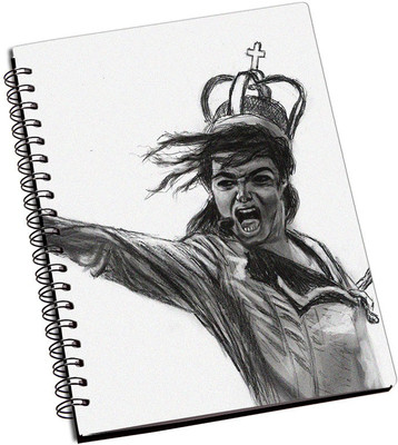 

Rangeele Inkers A5 Notebook(Michael Jackson Sketch, Multicolor)