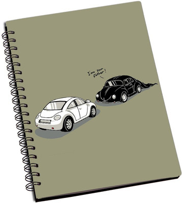 

Rangeele Inkers A5 Notebook(Batcar I am Your father, Multicolor)