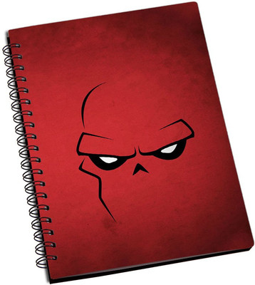 

Rangeele Inkers A5 Notebook(Red Skull Captain America, Multicolor)