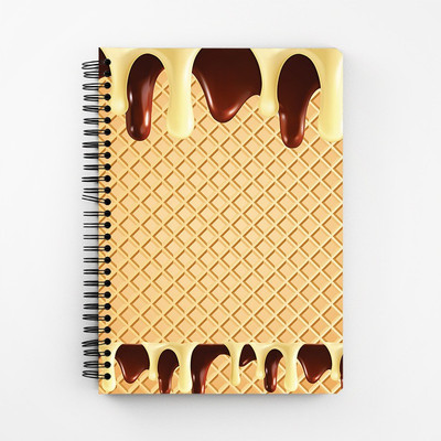 

RAYITE A5 Diary(Dripping Chocolate, Multicolor)