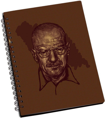 

Rangeele Inkers A5 Notebook(Walter White Brown Painting, Multicolor)
