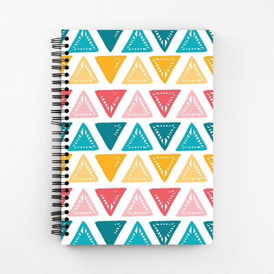 

RAYITE A5 Diary(Triangle Color Pattern, Multicolor)