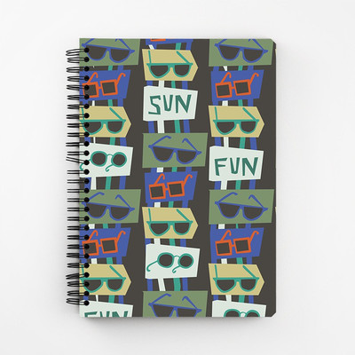 

RAYITE A5 Diary(Sun Fun, Multicolor)