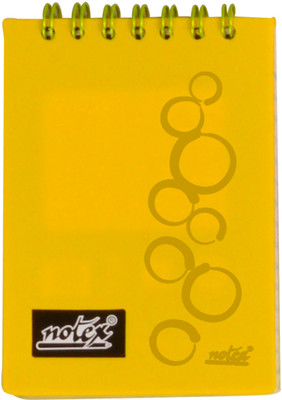 

Notex A7 Memo Pad(EXECUTIVE POCKET PAD, Yellow, Pack of 4)