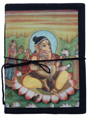 

Rstore Regular Journal(Handmade Ganesh Photo Bahi, Multicolor)