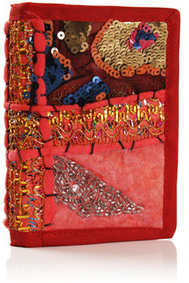 

Store Indya Regular Diary(Embroidery Journal, Red)