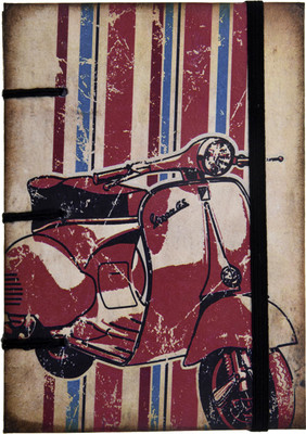 

Craft Play A5 Diary(Special Binding Scooter Print, Multicolor)
