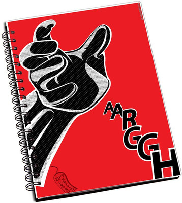

Rangeele Inkers A5 Notebook(Grabbing Hand, Multicolor)